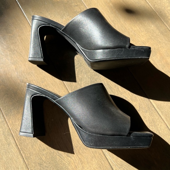 Jeffrey Campbell platform leather mule - Picture 3 of 3